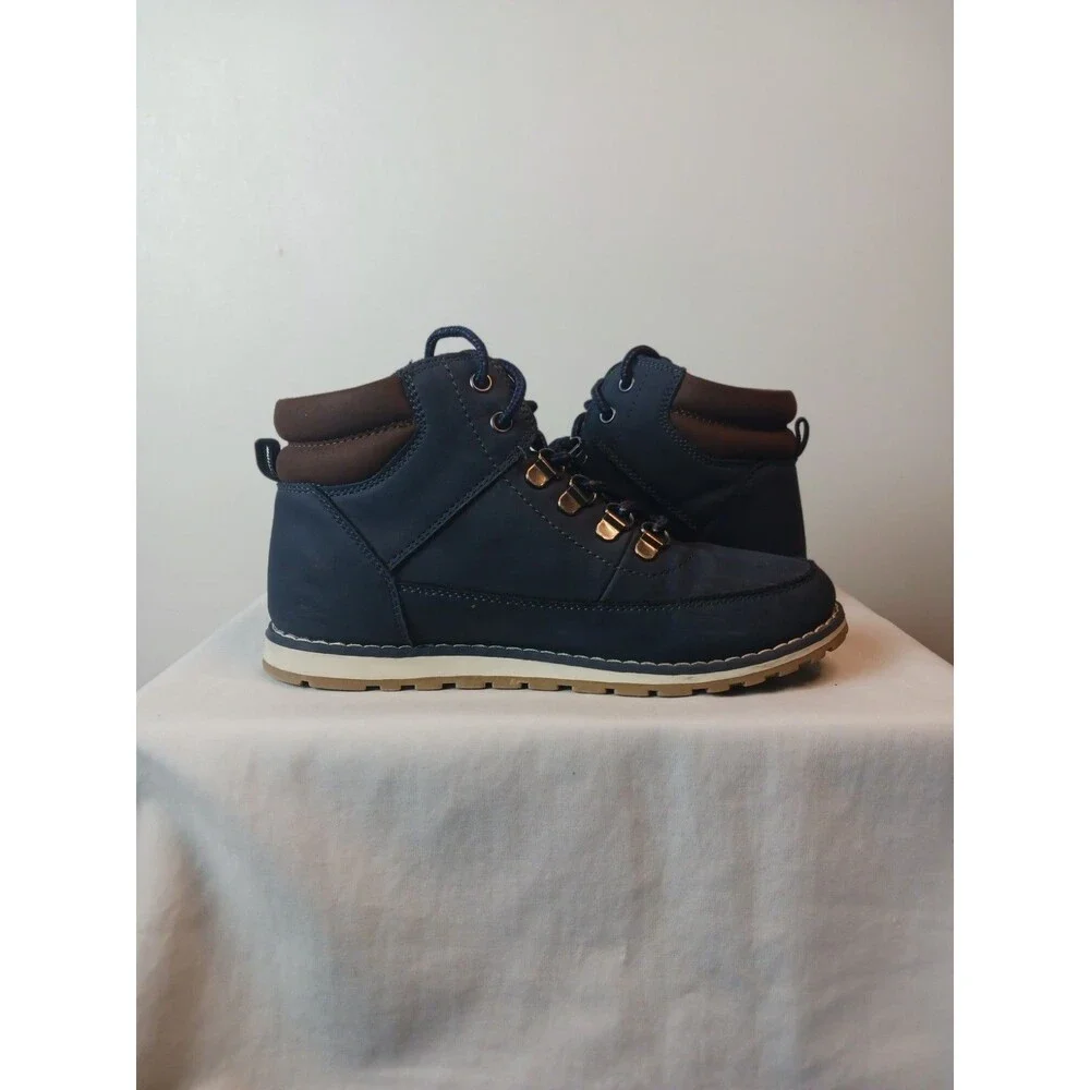 Children's Place Boys' Navy Blue Boots (Youth Size 3)